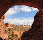 Double Arch, Windows, Arches National Park Utah 